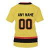 Nhl Vancouver Canucks Personalized Yellow 3D Hoodie Shirt