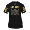 Nhl Vegas Golden Knights Personalized Black 3D Hoodie Shirt