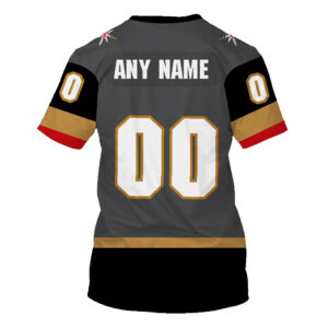 Nhl Vegas Golden Knights Personalized Grey 3D Hoodie Shirt 4