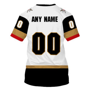 Nhl Vegas Golden Knights Personalized White 3D Hoodie Shirt