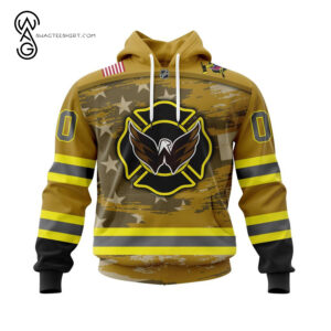 Nhl Washington Capitals Honor Firefighter Full Print Shirt