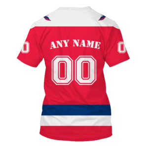 Nhl Washington Capitals Personalized Red White 3D Hoodie Shirt 5