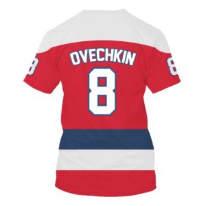 Nhl Washington Capitals Personalized Star 3D Hoodie Shirt 4