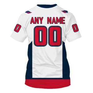 Nhl Washington Capitals Personalized White Red 3D Hoodie Shirt 4