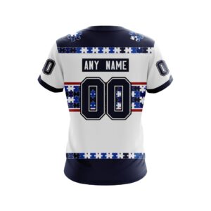 Nhl Winnipeg Jets Autism Awareness Ver2 Personalized 3D Hoodie Shirt