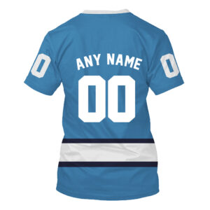 Nhl Winnipeg Jets Personalized Blue 3D Hoodie Shirt
