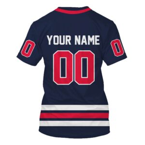 Nhl Winnipeg Jets Personalized Navy 3D Hoodie Shirt