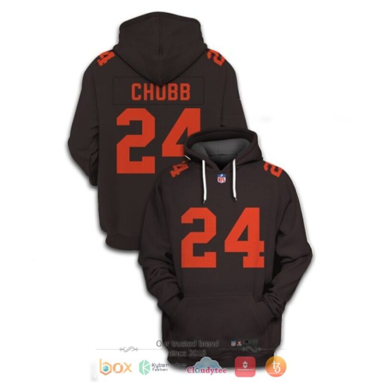 Nick-Chubb-24-Cleveland-Browns-Nfl-3D-Shirt-Hoodie-1