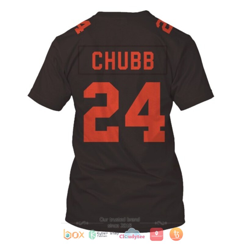 Nick Chubb 24 Cleveland Browns Nfl 3D Shirt Hoodie Nick Chubb 24 Cleveland Browns Nfl 3D Shirt Hoodie