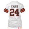 Nick Chubb 24 Cleveland Browns Nfl White 3D Shirt Hoodie