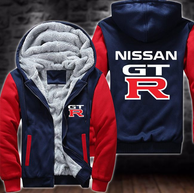 Nissan Gtr Fleece Hoodie Jacket Nissan Gtr Fleece Hoodie Jacket
