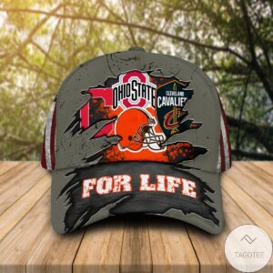 Ohio State Buckeyes Cleveland Cavaliers Cleveland Indians Cleveland Browns For Life Cap