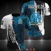 Olympique De Marseille Droit Au But 3D Shirt Hoodie