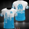 Olympique De Marseille Droit Au But Blue 3D Shirt Hoodie