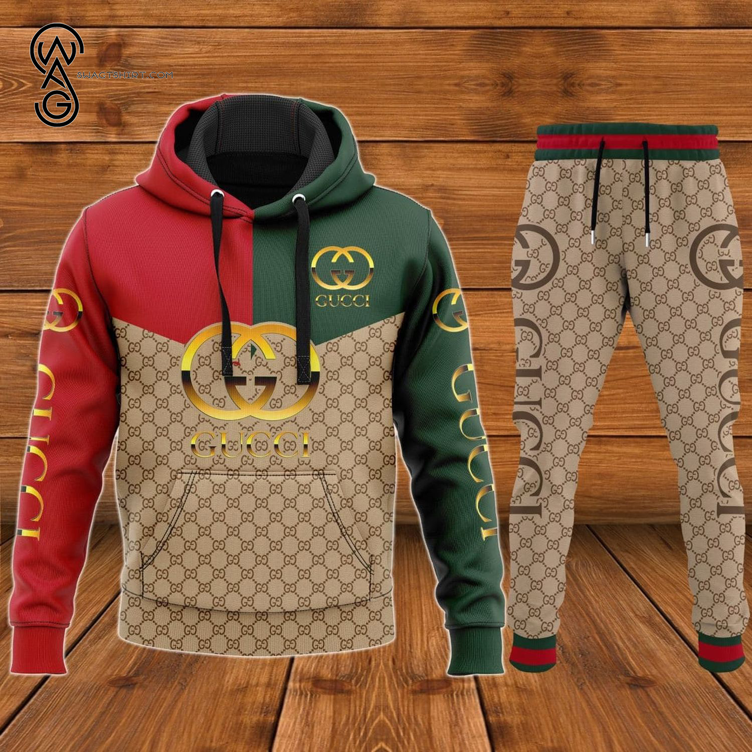 Original Gucci Full Print Hoodie And Pants Original Gucci Full Print Hoodie And Pants