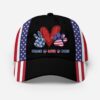 Peace Love Dogs American Flag Cap
