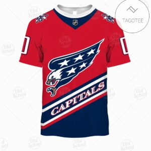 Personalize Nhl Washington Capitals 2021 Reverse Retro Alternate Jersey