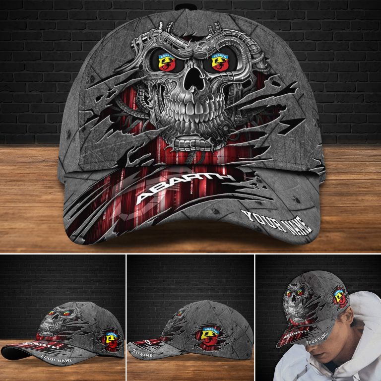 Personalized-Abarth-Skull-Custom-Cap-1