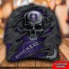 Personalized Afl Fremantle Dockers 3D Skull Custom Name Cap