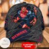 Personalized Afl Melbourne Demons 3D Mascot Hat Cap