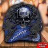 Personalized Afl North Melbourne Kangaroos 3D Skull Custom Name Cap