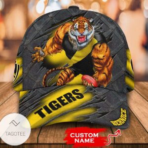 Personalized Afl Richmond Tigers 3D Mascot Hat Cap