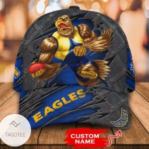 Personalized Afl West Coast Eagles 3D Mascot Hat Cap