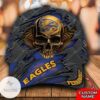 Personalized Afl West Coast Eagles 3D Skull Hat Cap