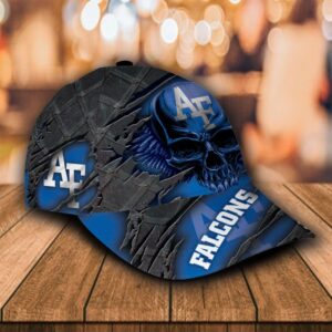 Personalized Air Force Falcons Skull Custom Cap