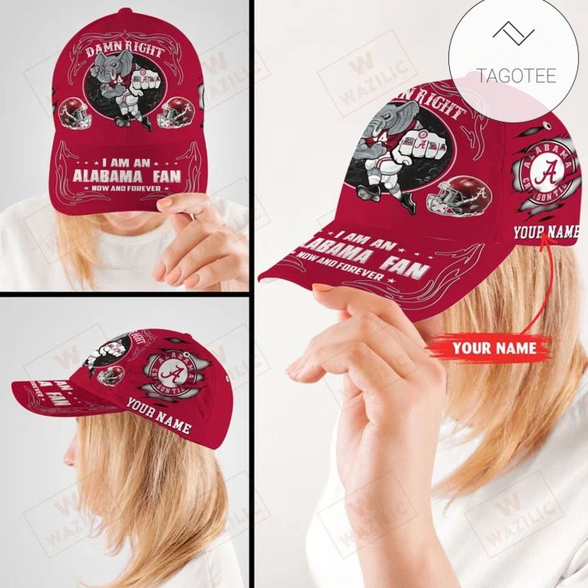 Personalized Alabama Crimson Tide I Am A Fan Now And Forever Cap Personalized Alabama Crimson Tide I Am A Fan Now And Forever Cap