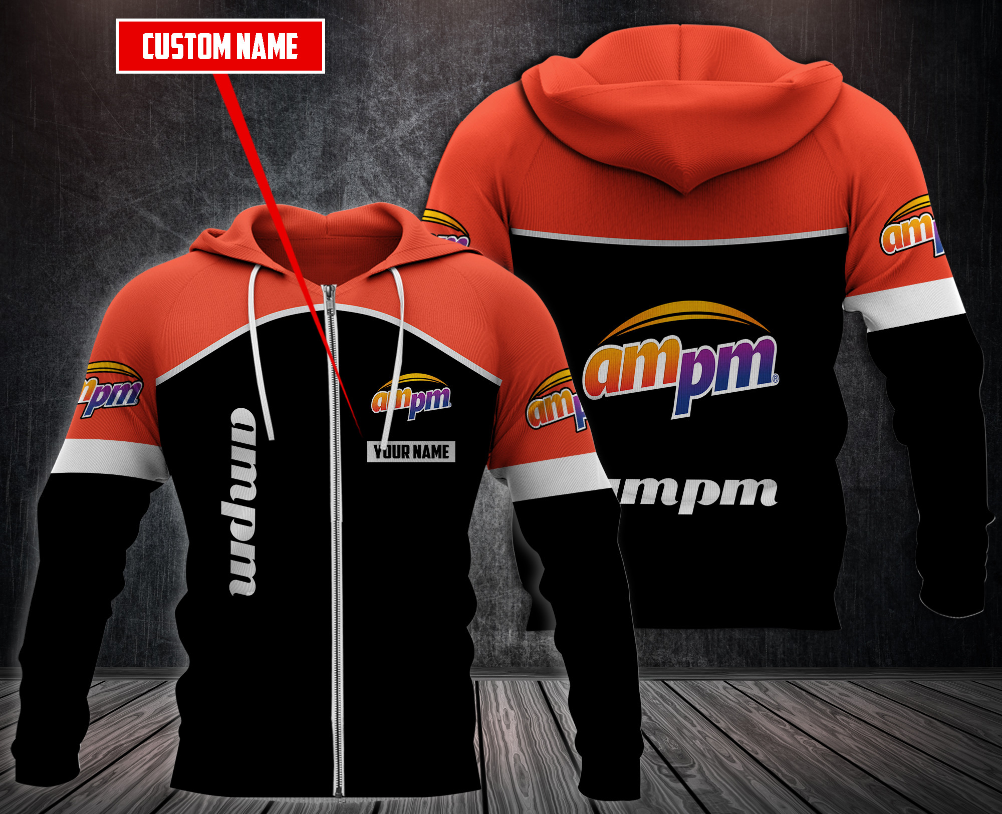 Personalized Ampm 3D Fleece Hoodie Hoodie Personalized Ampm 3D Fleece Hoodie Hoodie