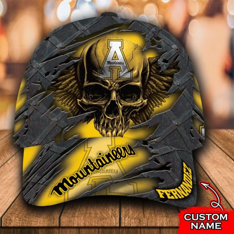 Personalized-Appalachian-State-Mountaineers-Skull-Custom-Cap-1