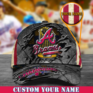 Personalized Atlanta Braves Champions Cap