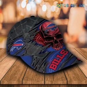 Personalized Buffalo Bills Skull Cap Hat