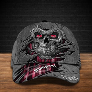 Personalized Bugatti Skull Custom Cap