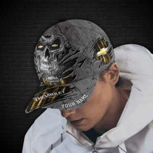 Personalized Chevrolet Skull Custom Cap
