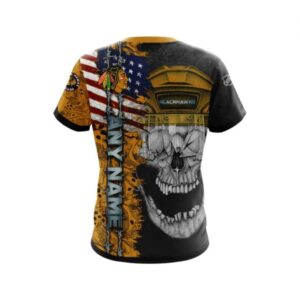 Personalized Chicago Blackhawks Skull Concept 3D Shirt Hoodie