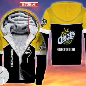 Personalized ChurchS Chicken Fleece Hoodie