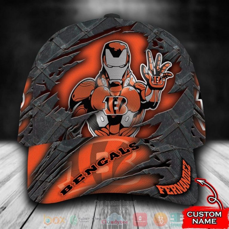 Personalized-Cincinnati-Bengals-Iron-Man-Nfl-Custom-Name-Cap-1