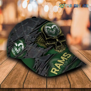 Personalized Colorado State Rams Skull Cap Hat