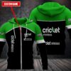 Personalized Cricket Wireless Custom Hoodie Fleece Hoodie