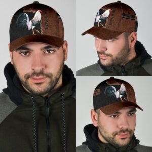 Personalized Custom Name Rooster 3D Printed Classic Cap
