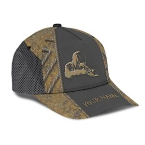 Personalized Custom Name Welder Printed Vent Holes Cap