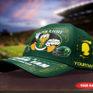 Personalized Damn Right I Am A Oregon Ducks Fan Now And Forever Custom Cap