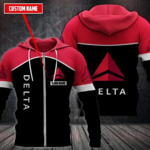Personalized Delta Air Lines Custom 3D Hoodie Fleece Hoodie