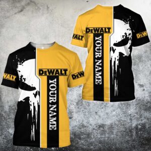 Personalized Dewalt Punisher Skull 3D Shirt Hoodie