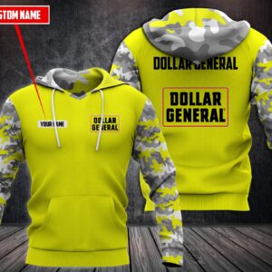 Personalized Dollar General Yellow 3D Fleece Hoodie Hoodie