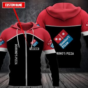 Personalized DominoS Pizza Custom 3D Hoodie Fleece Hoodie