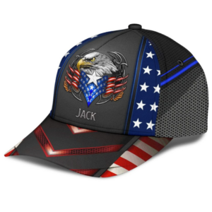 Personalized Eagle Proud American Cap