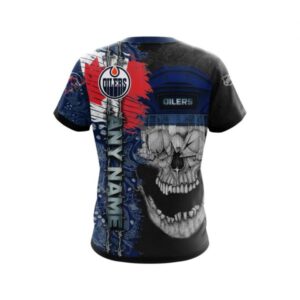 Personalized Edmonton Oilers Skull Concept 3D Shirt Hoodie